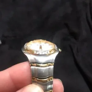 Bulova watch. Has 4 links to fit. Tells date. Diamond chips in and out. Bulova | Accessories | Bulova Watch Has 4 Links To Fit Tells  main image 3